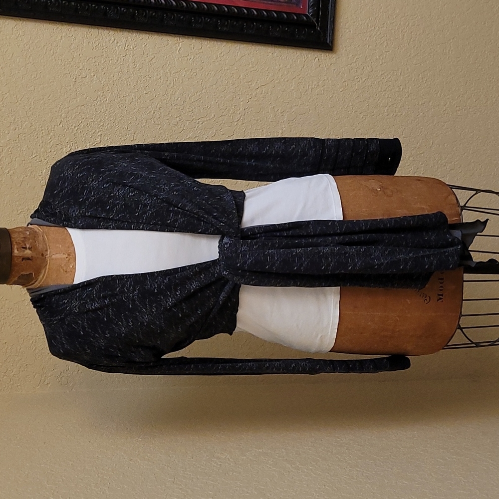 WOMENS NOMADS BAMBOO/ORGANIC COTTON HOODED YOGA CARDIGAN SIZE S